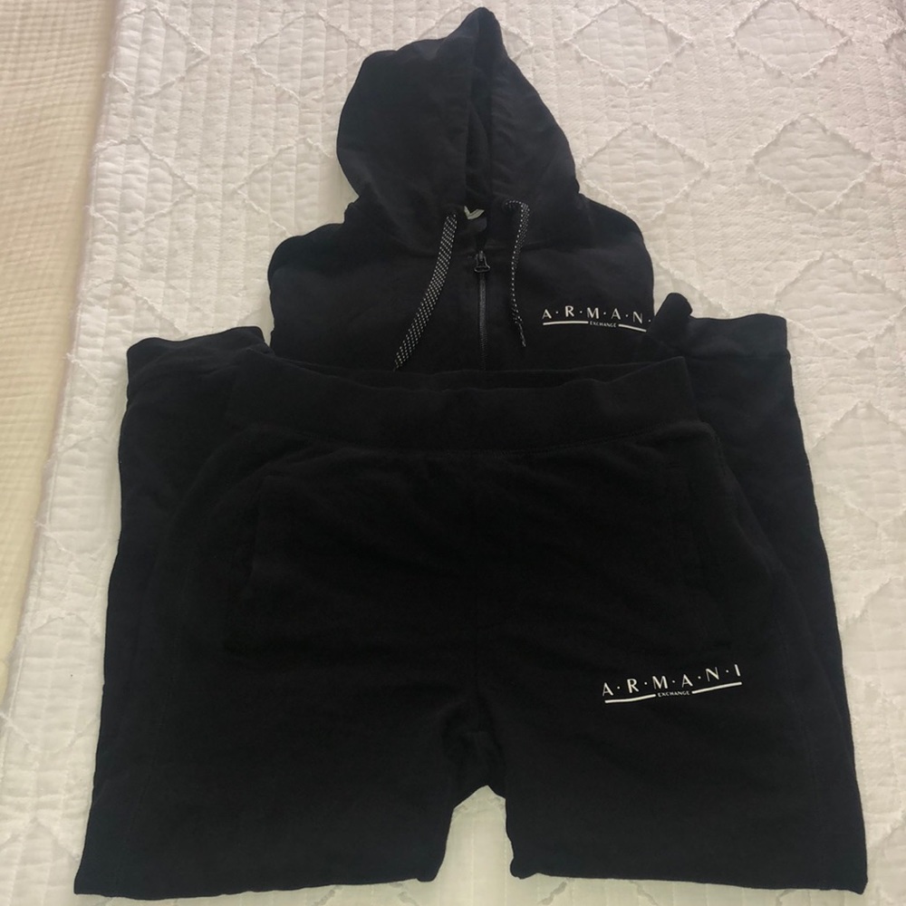 Black and white sweatsuit